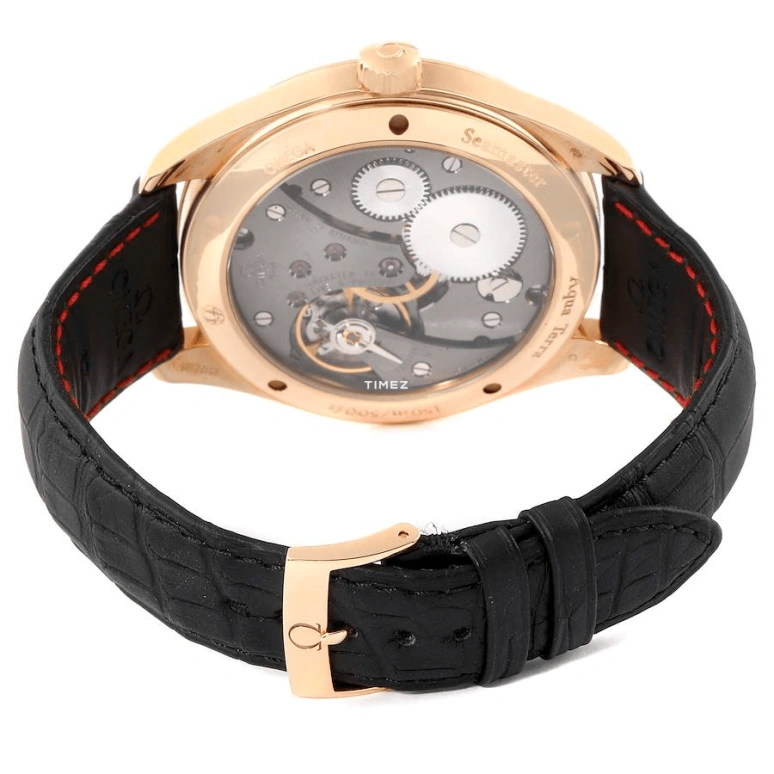 欧米茄,海马 49.20毫米,49.20毫米,红金,灰色,手动上弦,53小时,自制机芯,231,231.53.49.10.06.001