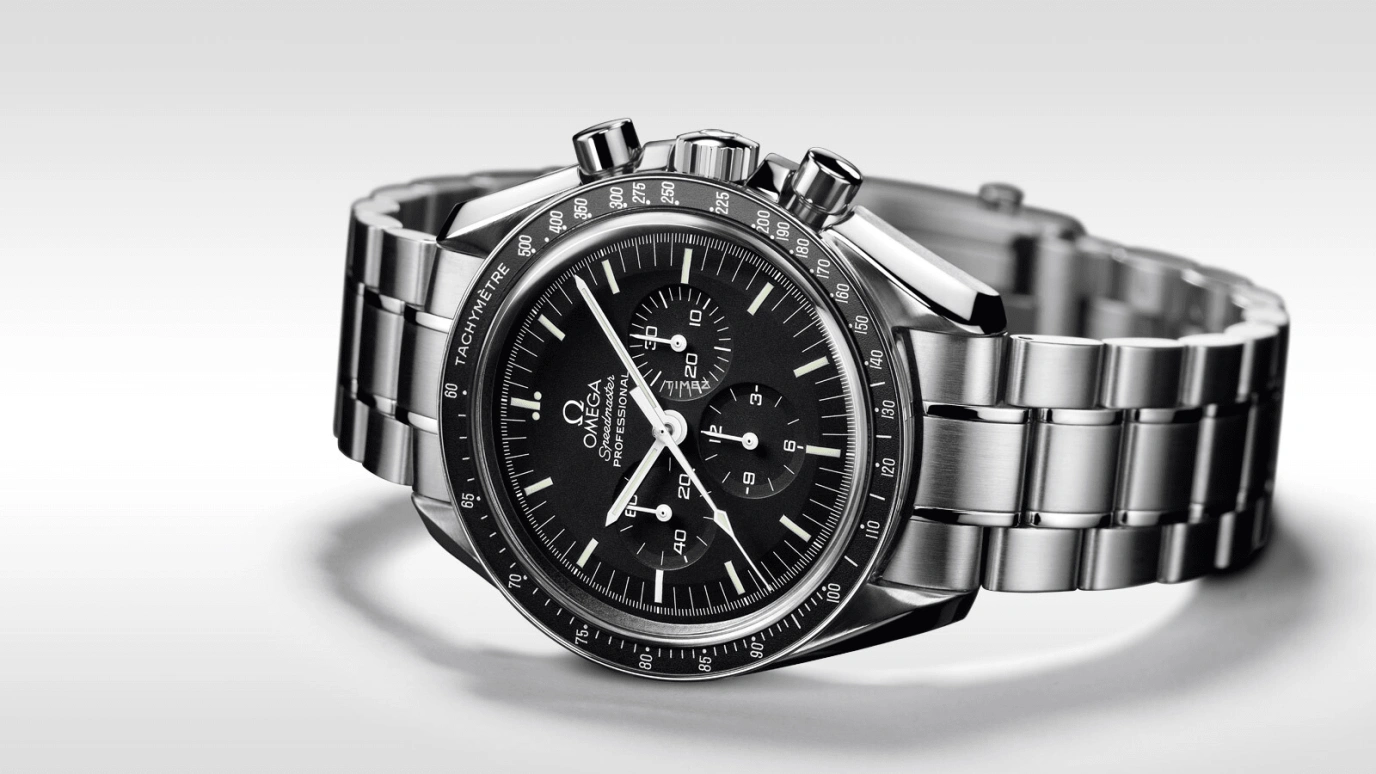 Omega,Speedmaster 42mm,42mm,Stainless Steel,Black,Handwound,Chronograph,48hours,311,311.30.42.30.01.005