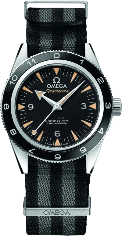 Omega,Seamaster 300 41mm,41mm,Stainless Steel,Black,Automatic,Co-Axial Escapement,60hours,233,233.32.41.21.01.001