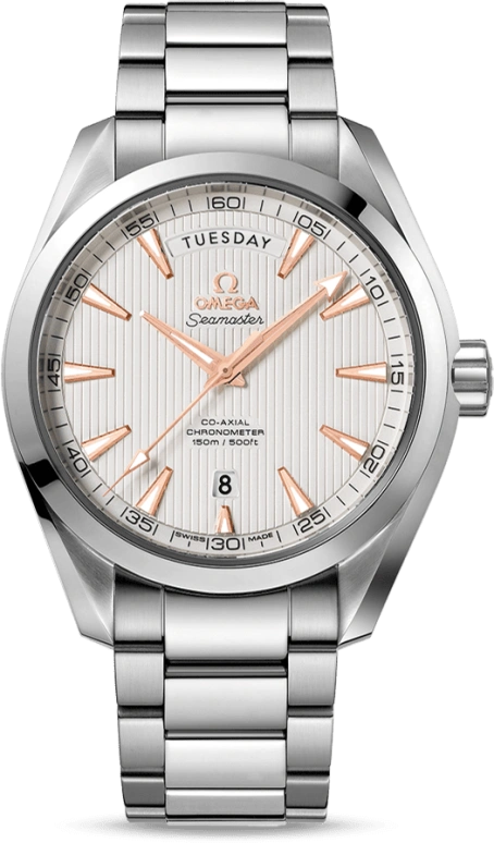 欧米茄,海马AQUA TERRA 150米 41.50毫米,41.50毫米,不锈钢,银色,自动上弦,星期历,日历,同轴擒纵系统,231,231.10.42.22.02.001