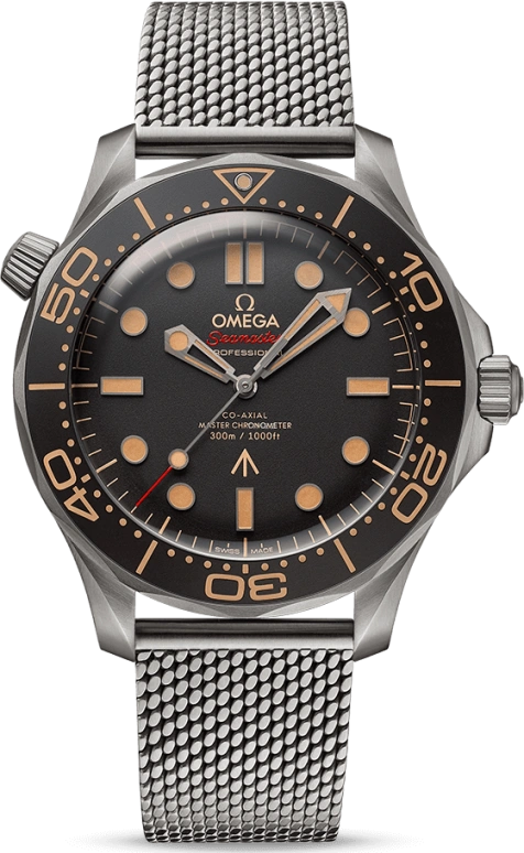 Omega,Seamaster Diver 300M 42mm,42mm,Titanium,Brown,Automatic,Day,Co-Axial Escapement,210,210.90.42.20.01.001