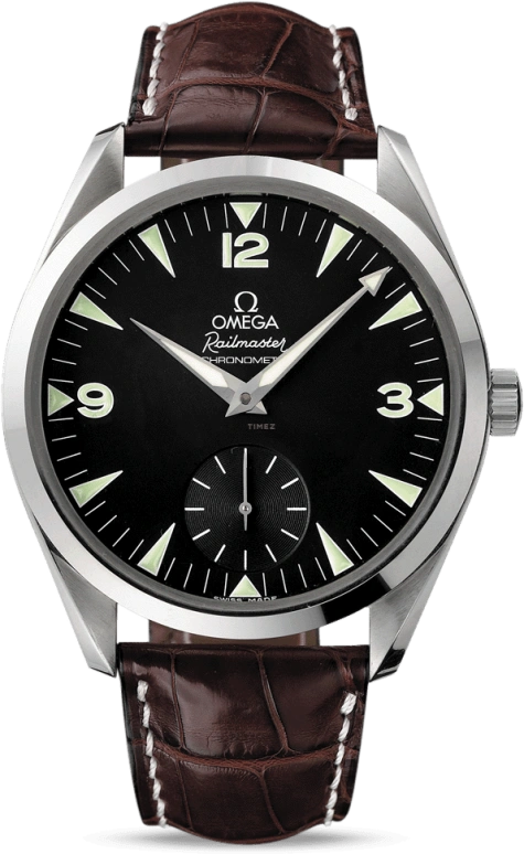 Omega,Railmaster 49.20mm,49.20mm,Stainless Steel,Black,Handwound,53hours,In-house Caliber,2806,2806.52.37