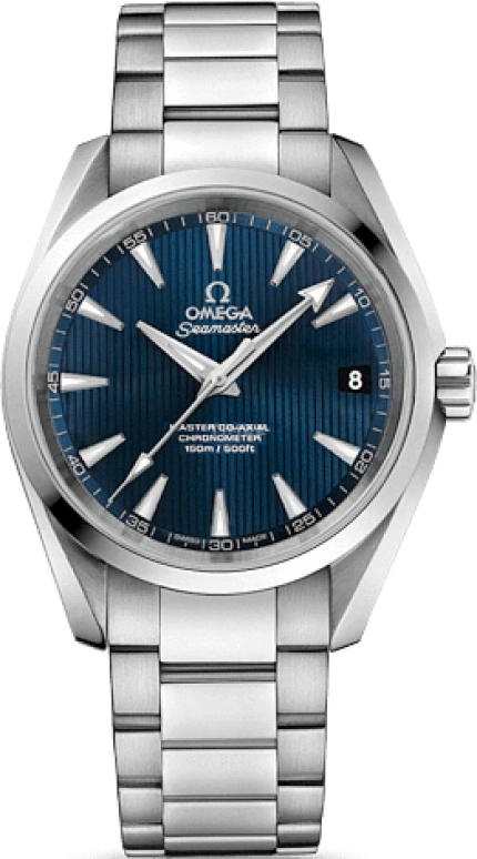 欧米茄,海马AQUA TERRA 150米 38.50毫米,38.50毫米,不锈钢,蓝色,自动上弦,星期历,同轴擒纵系统,231,231.10.39.21.03.002