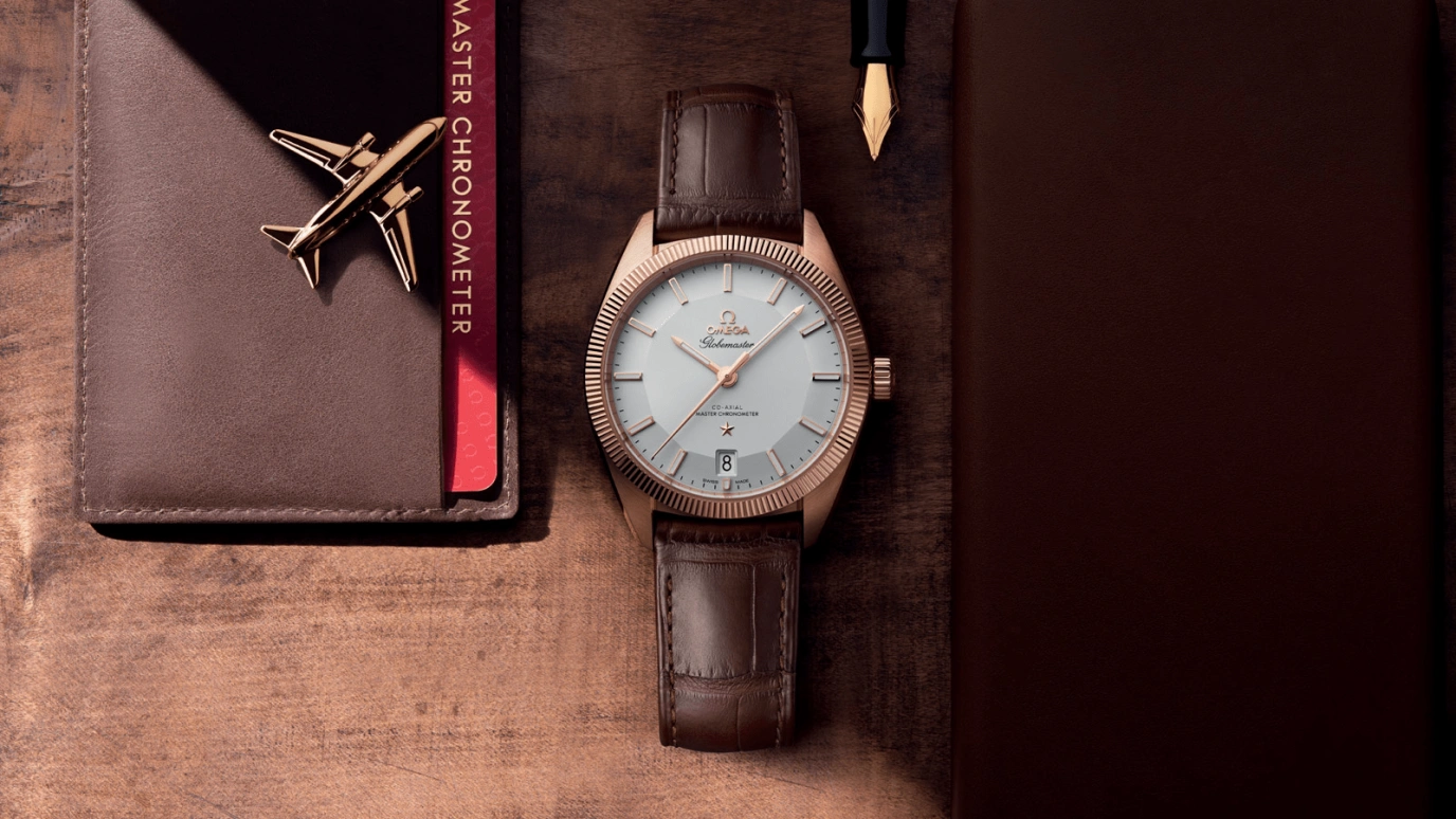 Omega,Globemaster 39mm,39mm,Sedna Gold,Silver,Automatic,Date,Co-Axial Escapement,130,130.53.39.21.02.001