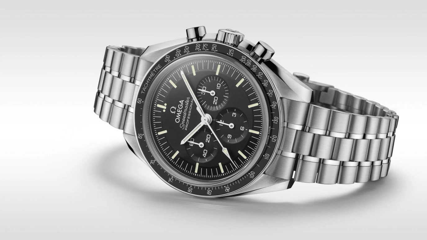 Omega,Speedmaster 42mm,42mm,Stainless Steel,Black,Handwound,Chronograph,50hours,310,310.30.42.50.01.002