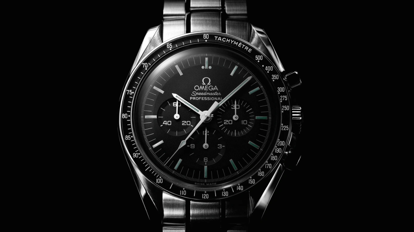 Omega,Speedmaster 42mm,42mm,Stainless Steel,Black,Handwound,Chronograph,48hours,311,311.30.42.30.01.005