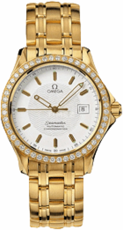 Omega,Seamaster 120M 36.25mm,36.25mm,Yellow Gold,White,Automatic,Date,44hours,2105,2105.21.00
