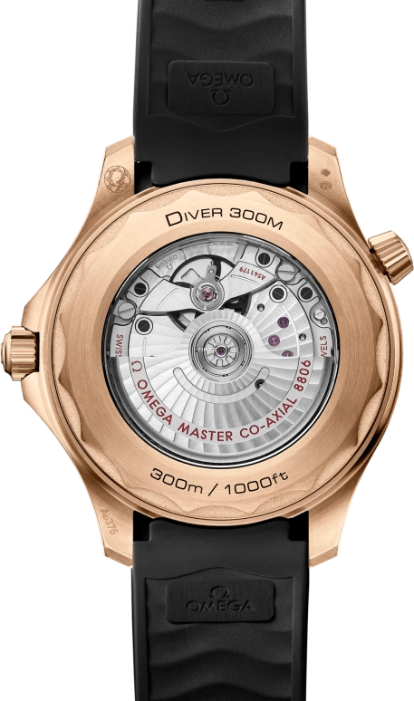 欧米茄,海马300米潜水 42毫米,42毫米,Bronze Gold™ 青铜金,黑色,自动上弦,防磁,55小时,210,210.92.42.20.01.003