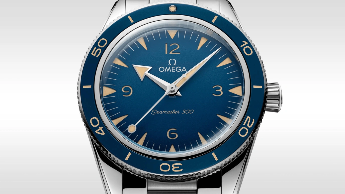 Omega,Seamaster 300 41mm,41mm,Aluminium,Stainless Steel,Blue,Automatic,Co-Axial Escapement,60hours,234,234.30.41.21.03.001