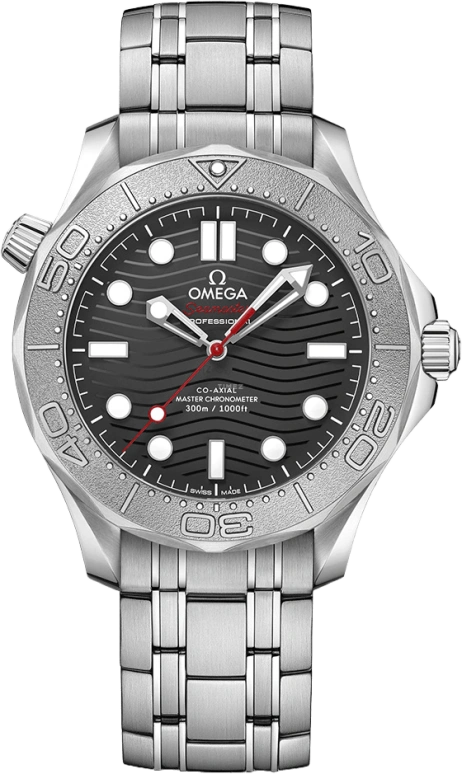 Omega,Seamaster Diver 300M 42mm,42mm,Titanium,Stainless Steel,Black,Automatic,Day,Co-Axial Escapement,210,210.30.42.20.01.002