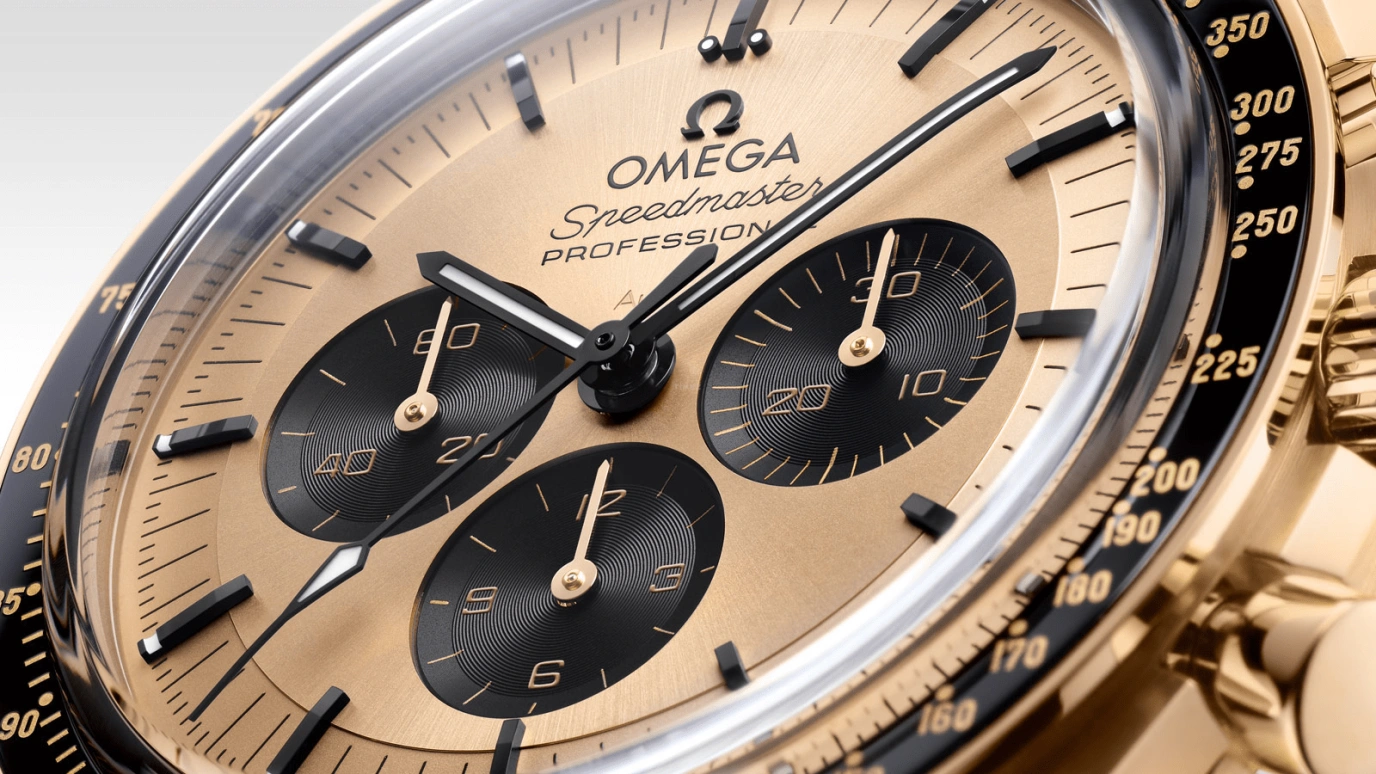 Omega,Speedmaster 42mm,42mm,Ceramic,Moonshine Gold,Champagne,Handwound,Chronograph,50hours,310,310.60.42.50.99.002