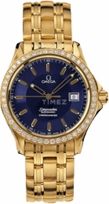 Omega,Seamaster 120M 36.25mm,36.25mm,Yellow Gold,Blue,Automatic,Date,44hours,2105,2105.81.00