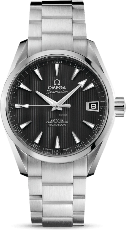 欧米茄,海马AQUA TERRA 150米 38.50毫米,38.50毫米,不锈钢,灰色,自动上弦,星期历,同轴擒纵系统,231,231.10.39.21.06.001