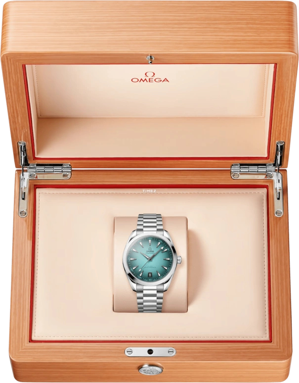 Omega,Aqua Terra 41mm,41mm,Stainless Steel,Stone Green,Green,Automatic,Day,Anti-magnetic,220,220.10.41.21.03.006
