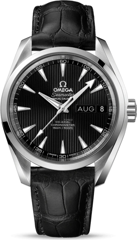 欧米茄,海马AQUA TERRA 150米 38.50毫米,38.50毫米,不锈钢,黑色,自动上弦,年历,月历,星期历,同轴擒纵系统,60小时,自制机芯,231,231.13.39.22.01.001