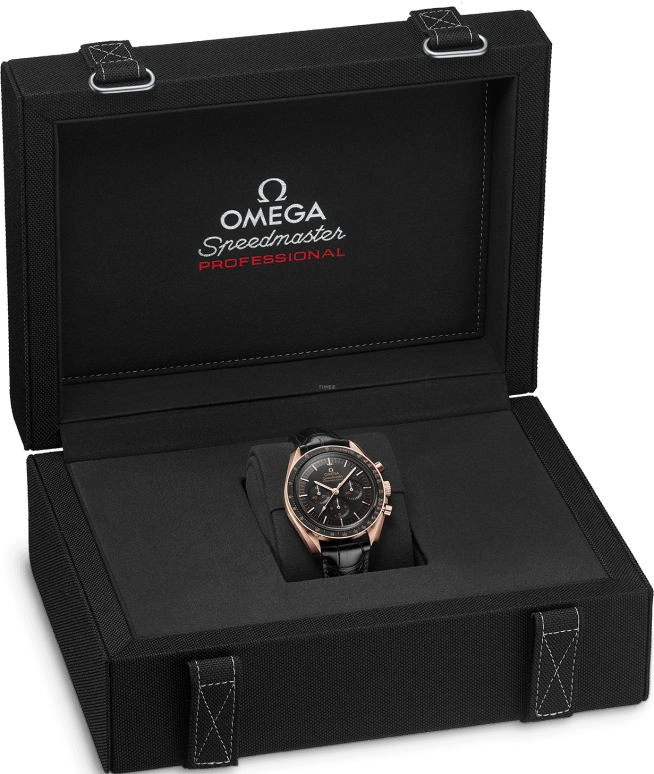 Omega,Speedmaster 42mm,42mm,Sedna Gold,Black,Handwound,Chronograph,50hours,310,310.63.42.50.01.001