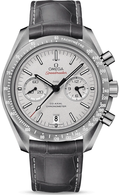 Omega,Speedmaster (Non-Moonwatch) 44.25mm,44.25mm,Ceramic,Grey,Automatic,Chronograph,Date,Co-Axial Escapement,Column Wheel,60hours,In-house Caliber,311,311.93.44.51.99.001