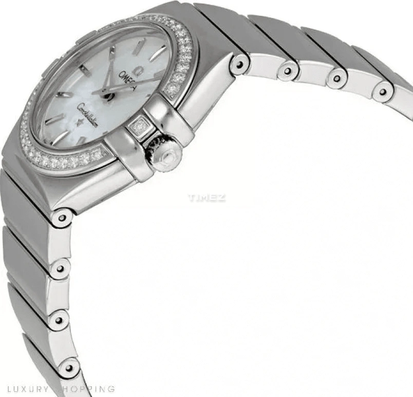 Omega,Constellation 27mm,27mm,Stainless Steel,White,Quartz,30000hours,In-house Caliber,123,123.15.27.60.05.002