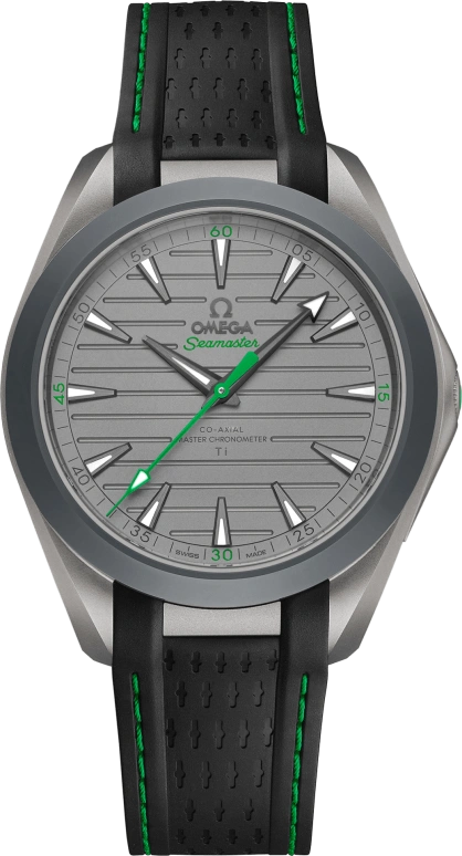 Omega,Aqua Terra 41mm,41mm,Titanium,Grey,Handwound,Date,Co-Axial Escapement,220,220.92.41.21.06.003