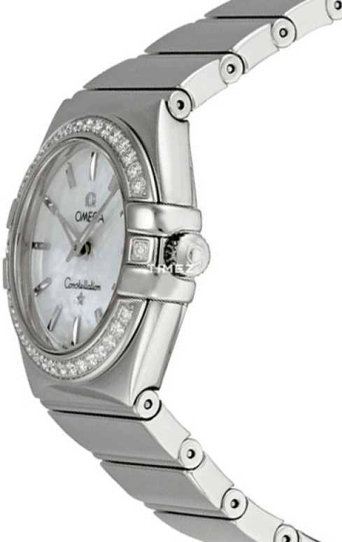 Omega,Constellation 27mm,27mm,Stainless Steel,White,Quartz,30000hours,In-house Caliber,123,123.15.27.60.05.002