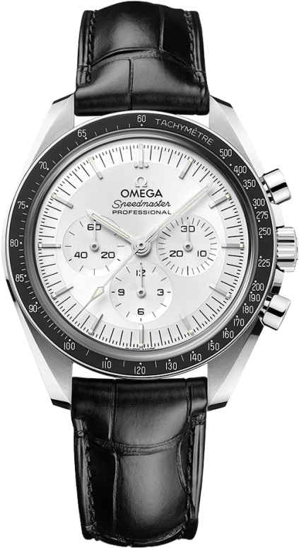 Omega,Speedmaster 42mm,42mm,White Gold,Silver,Handwound,Chronograph,50hours,310,310.63.42.50.02.001