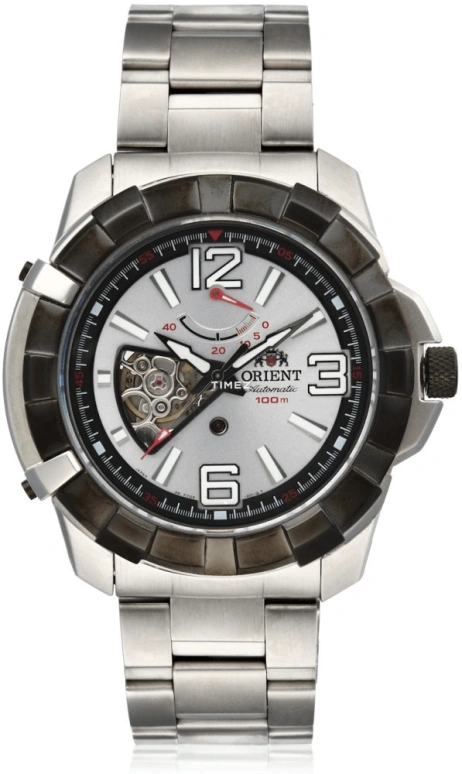 Orient,Sports 47.50mm,47.50mm,Stainless Steel,Titanium,Silver,Automatic,Power Reserve Indicator,Sapphire,Crystal Glass,SFT03003A0