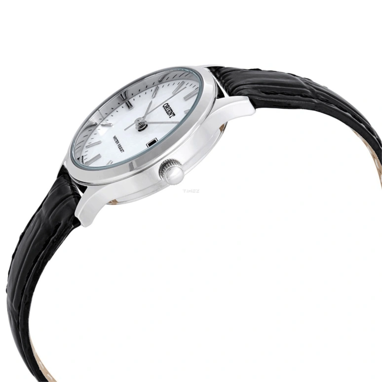 Orient,Other 28mm,28mm,Stainless Steel,White,Quartz,Day,Glass,FSZ3N004W