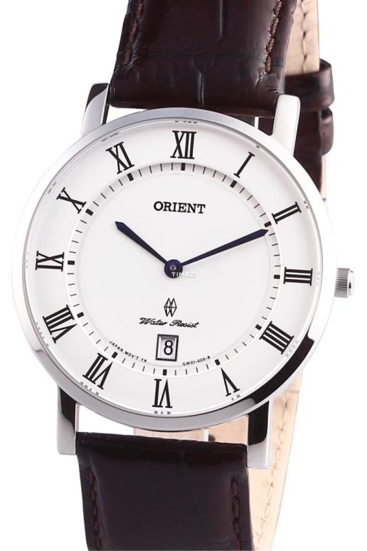 Orient,Other 38mm,38mm,Stainless Steel,White,Quartz,Day,Sapphire,FGW0100HW