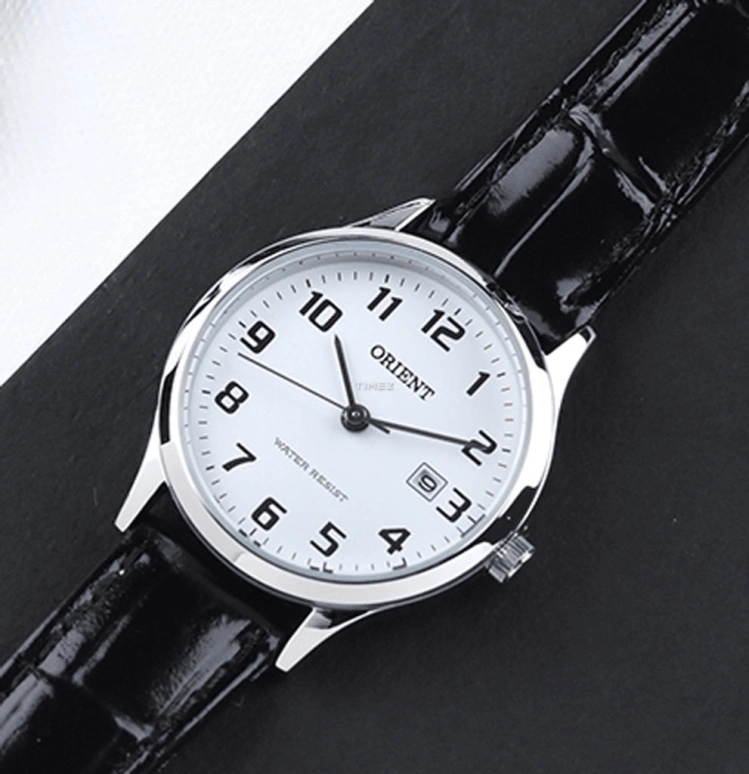 Orient,Other 28mm,28mm,Stainless Steel,White,Quartz,Day,Sapphire,Crystal Glass,FSZ3N005W