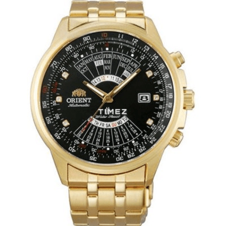 Orient,Sports 44mm,44mm,Stainless Steel,Stainless Steel,Black,Automatic,Perpetual Calendar,Date,Day,SEU08001BX