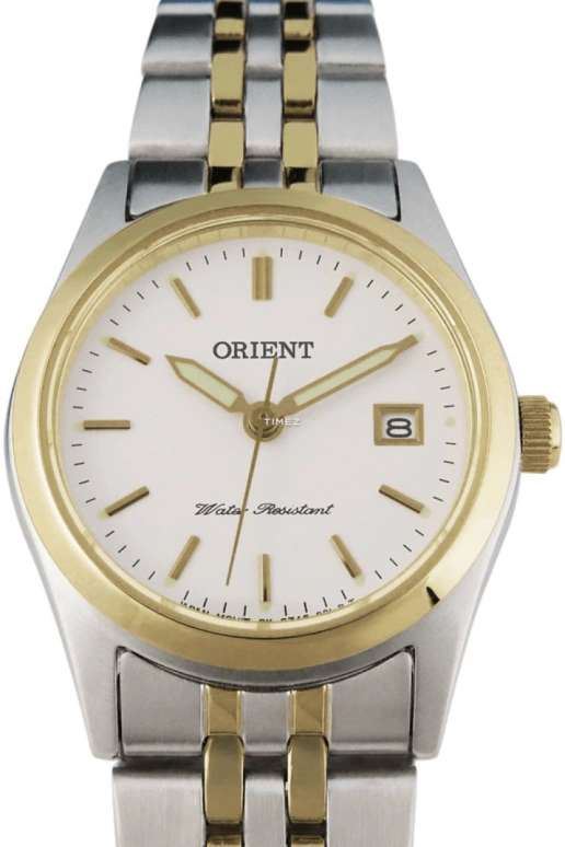 Orient,Other 26mm,26mm,Stainless Steel,White,Quartz,Day,Sapphire,Crystal Glass,FSZ46002W