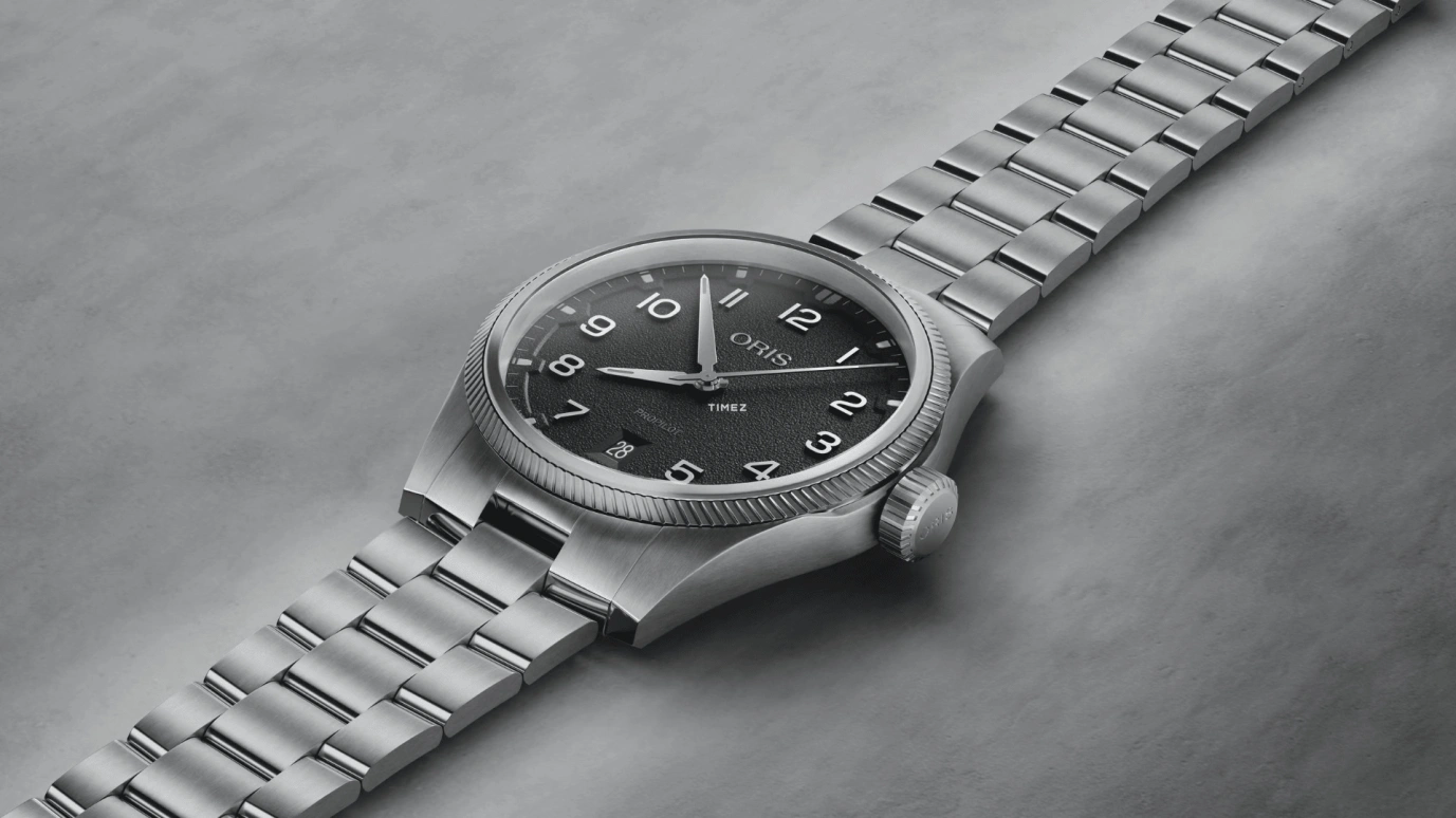 豪利时,大表冠飞行员 41毫米,41毫米,精钢,黑色,自动上弦,日历,41小时,01 733 7805 4164,01 733 7805 4164-07 8 20 04LC