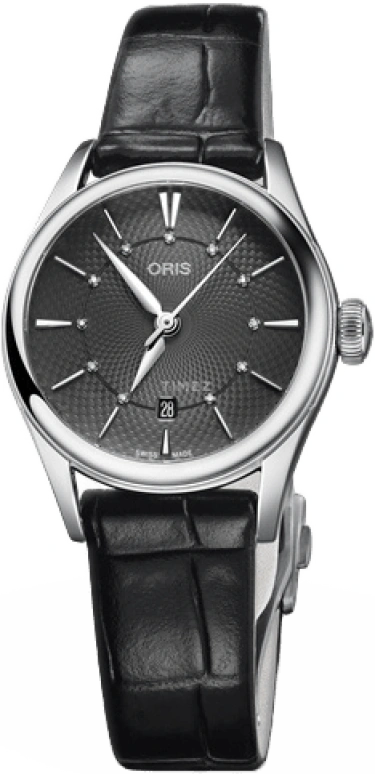 Oris,Artelier 28mm,28mm,Stainless Steel,Grey,Automatic,Date,38hours,01 561 7722 4053,01 561 7722 4053-07 5 14 64FC