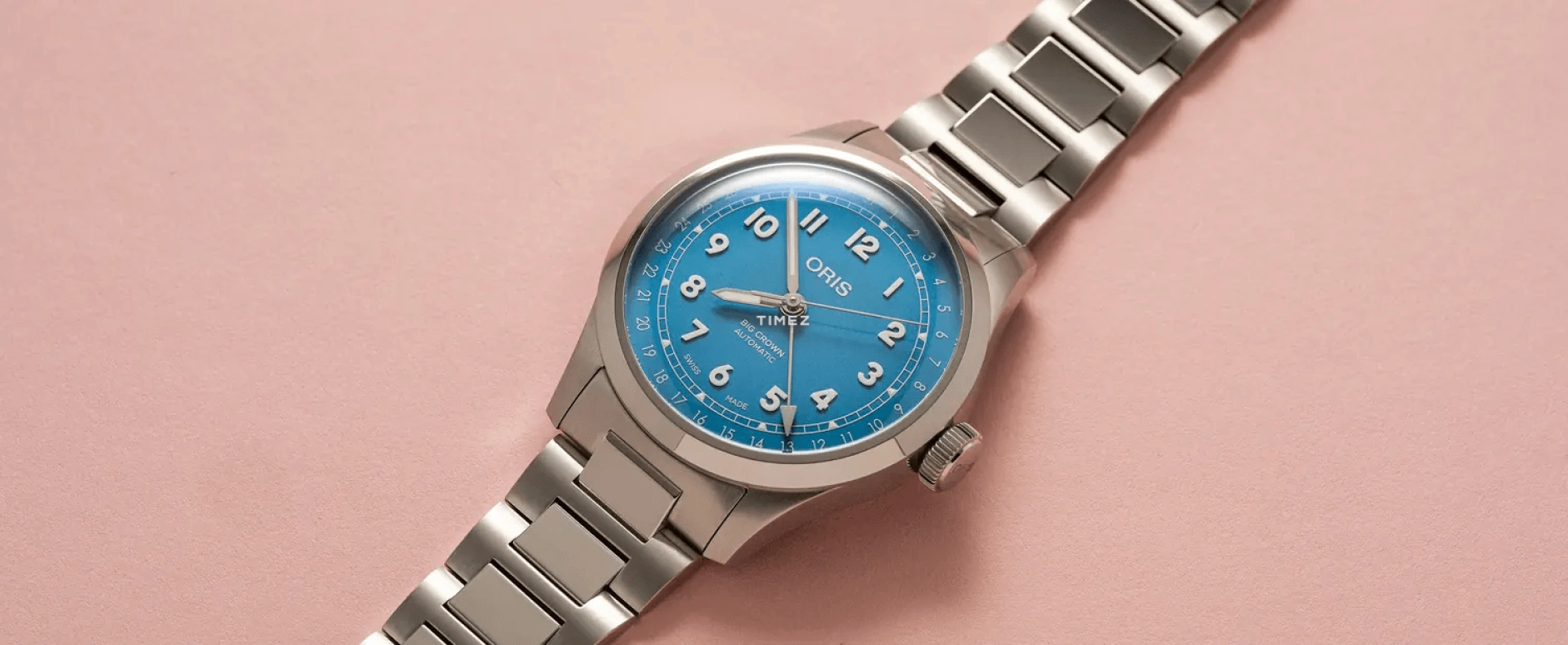 Oris,Big Crown 40mm,40mm,Stainless Steel,Blue,Automatic,Day,41hours,01 754 7798 4065,01 754 7798 4065-07 8 20 06