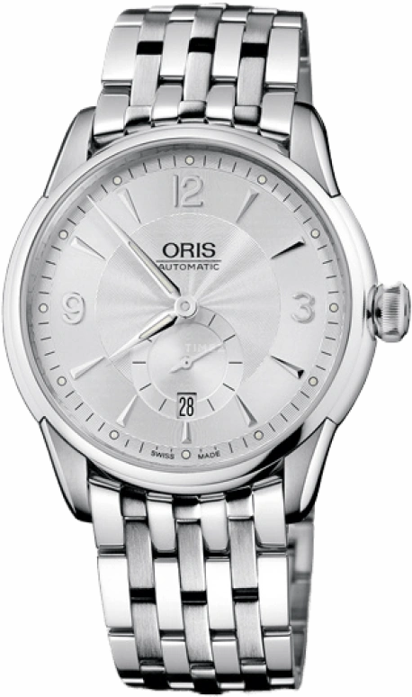 Oris,Artelier 40mm,40mm,Stainless Steel,Silver,Automatic,Day,42hours,01 623 7582 4071,01 623 7582 4071-07 8 21 73