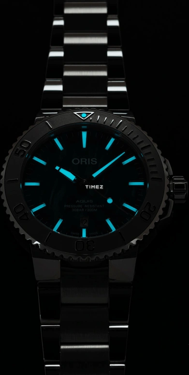 豪利时,Aquis 43.50毫米,43.50毫米,不锈钢,绿色,自动上弦,日历,41小时,01 733 7730 4137,01 733 7730 4137-07 8 24 05PEB