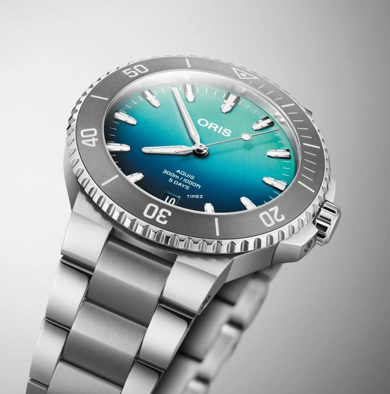 豪利时,Aquis 43.50毫米,43.50毫米,不锈钢,蓝色,自动上弦,日历,防磁,01 400 7790 4185,01 400 7790 4185-Set
