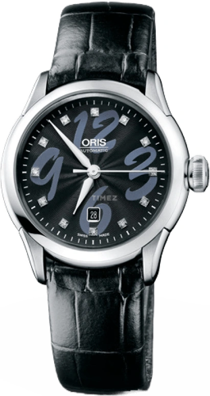 Oris,Artelier 31mm,31mm,Stainless Steel,Black,Automatic,Date,38hours,01 561 7604 4094,01 561 7604 4094-07 5 16 71FC