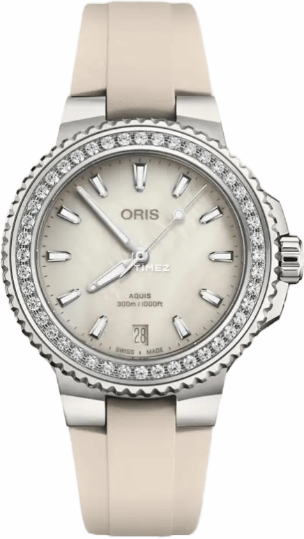 豪利时,Aquis 36.50毫米,36.50毫米,不锈钢,白色,自动上弦,日历,41小时,01 733 7792 4956,01 733 7792 4956-07 4 19 61FC
