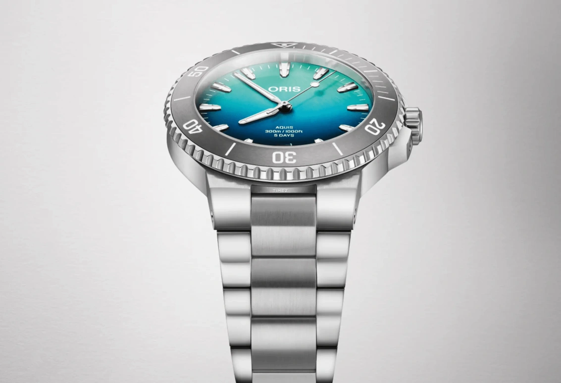 豪利时,Aquis 43.50毫米,43.50毫米,不锈钢,蓝色,自动上弦,日历,防磁,01 400 7790 4185,01 400 7790 4185-Set