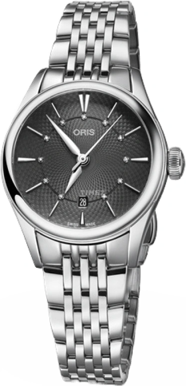 Oris,Artelier 28mm,28mm,Stainless Steel,Grey,Automatic,Date,38hours,01 561 7722 4053,01 561 7722 4053-07 8 14 79