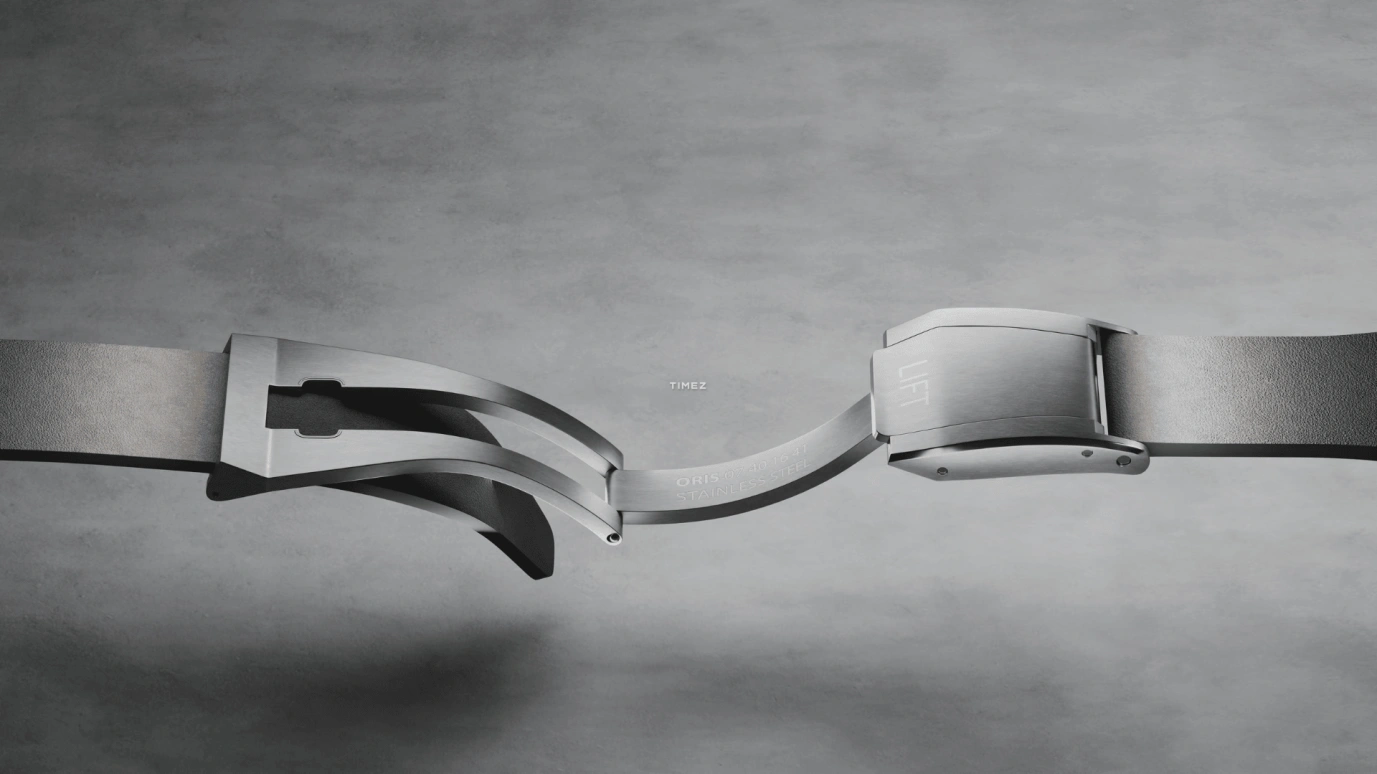 豪利时,大表冠飞行员 41毫米,41毫米,精钢,灰色,自动上弦,日历,41小时,01 733 7805 4163,01 733 7805 4163-07 6 20 15LC