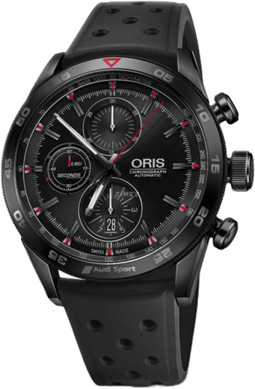 Oris,Artix GT 44mm,44mm,Titanium,Black,Automatic,Chronograph,Day,Anti-magnetic,01 774 7661 7784,01 774 7661 7784-SET RS
