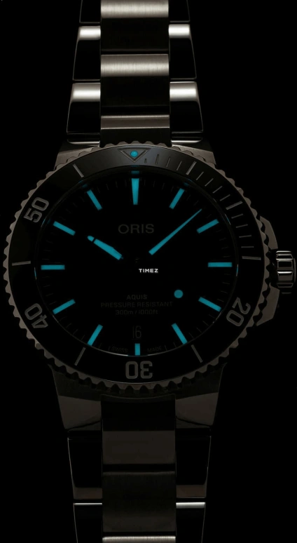 豪利时,Aquis 41.50毫米,41.50毫米,不锈钢,绿色,自动上弦,日历,41小时,01 733 7787 4157,01 733 7787 4157-07 8 22 04PEB