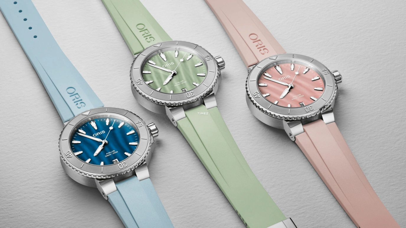 豪利时,Aquis 36.50毫米,36.50毫米,不锈钢,绿色,自动上弦,日历,蓝宝石,水晶玻璃,01 733 7770 4157,01 733 7770 4157-07 4 18 67FC