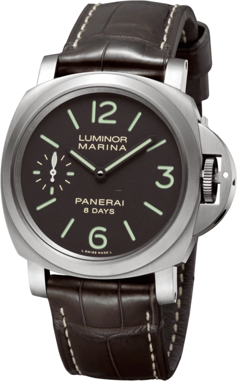 Panerai,Luminor 44mm,44mm,Titanium,Brown,Handwound,192hours,In-house Caliber,PAM00564