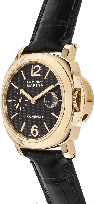 Panerai,Luminor 44mm,44mm,Yellow Gold,Black,Automatic,Day,42hours,PAM00140