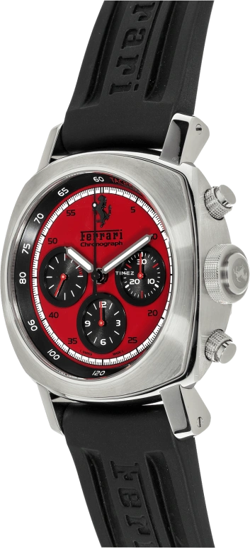 Panerai,Ferrari 45mm,45mm,Stainless Steel,Red,Automatic,Chronograph,46hours,FER00013