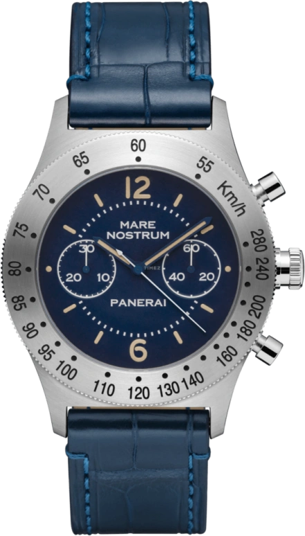 Panerai,Mare Nostrum 42mm,42mm,Stainless Steel,Blue,Handwound,Chronograph,42hours,PAM00716