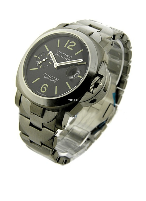 Panerai,Luminor 44mm,44mm,Titanium,Stainless Steel,Black,Automatic,Day,42hours,PAM00221